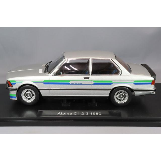 別注 ミニカー/完成品 KKスケール 1/18 BMW アルピナ C1 2.3 E21 1980 シルバー/グリーン/ブルー