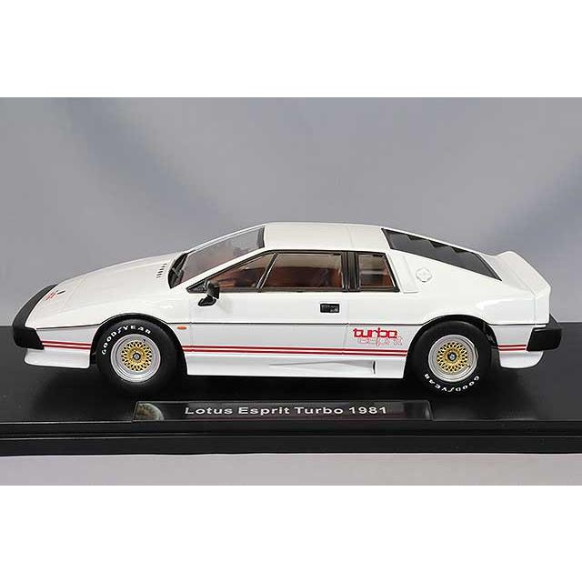 KKスケール 1/18 ロータス エスプリ ターボ 1981 ホワイト/レッド