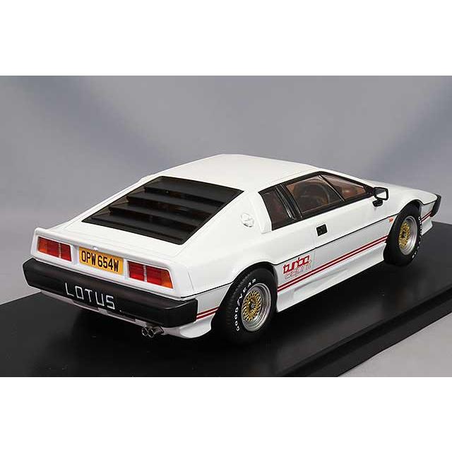 KKスケール 1/18 ロータス エスプリ ターボ 1981 ホワイト/レッド