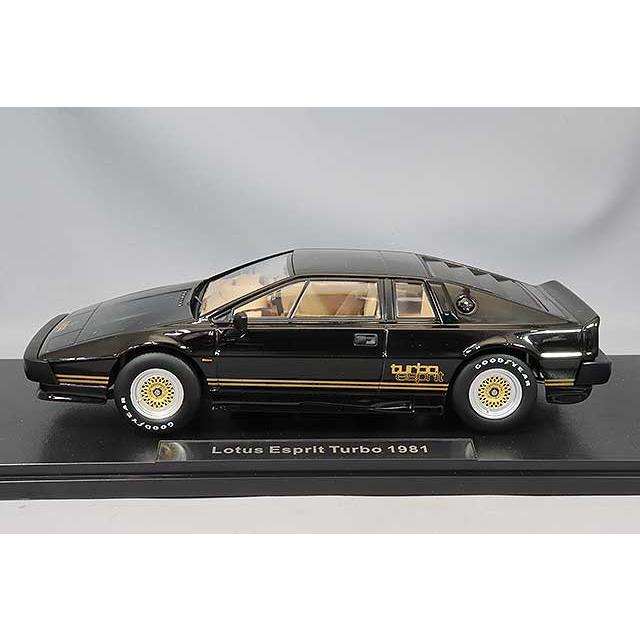 KKスケール 1/18 ロータス エスプリ ターボ 1981 ブラック/ゴールド