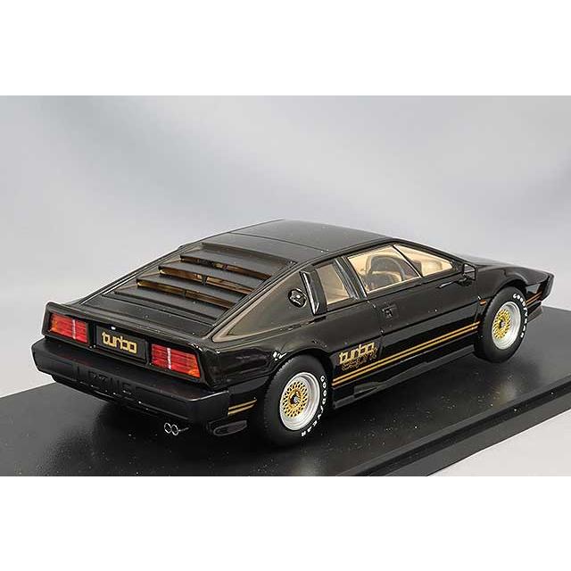KKスケール 1/18 ロータス エスプリ ターボ 1981 ブラック/ゴールド