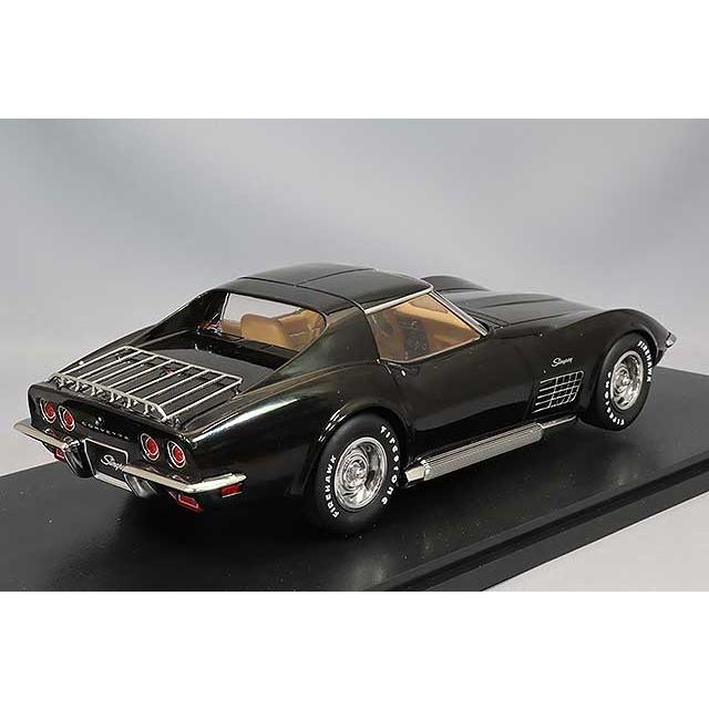 KKスケール 1/18 シボレー コルベット C3 1972 ブラック : キッド