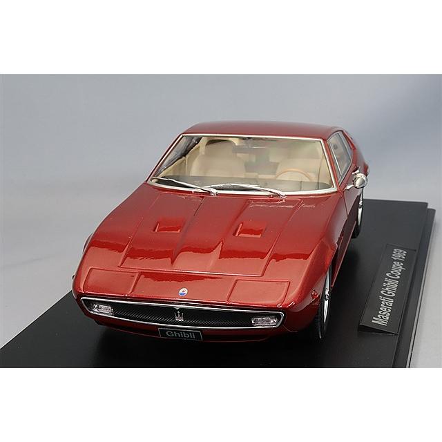 KKスケール 1/18 マセラティ ギブリ クーペ 1969 レッド
