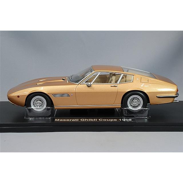 KKスケール 1/18 マセラティ ギブリ クーペ 1969 ゴールドメタリック