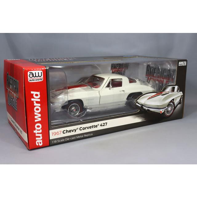アメリカンマッスル製 1967年 シボレー コルベット　クーペ 1/18　(5) ミニカー/完成品 アメリカンマッスル 1/18 1967 シボレー コルベット