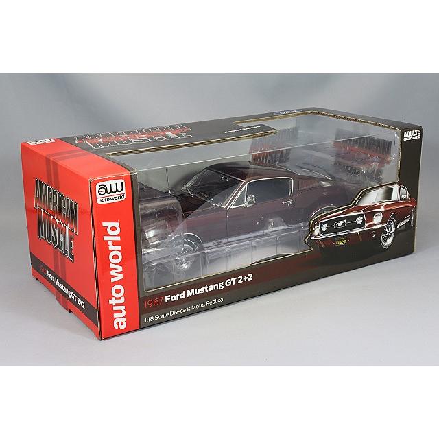 アメリカンマッスル 1/18 1967 フォード マスタング 2+2 GT