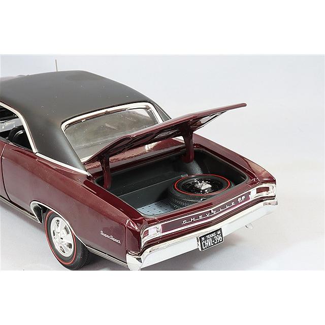 アメリカンマッスル 1/18 1966 シボレー シェベル SS396 マデイラ