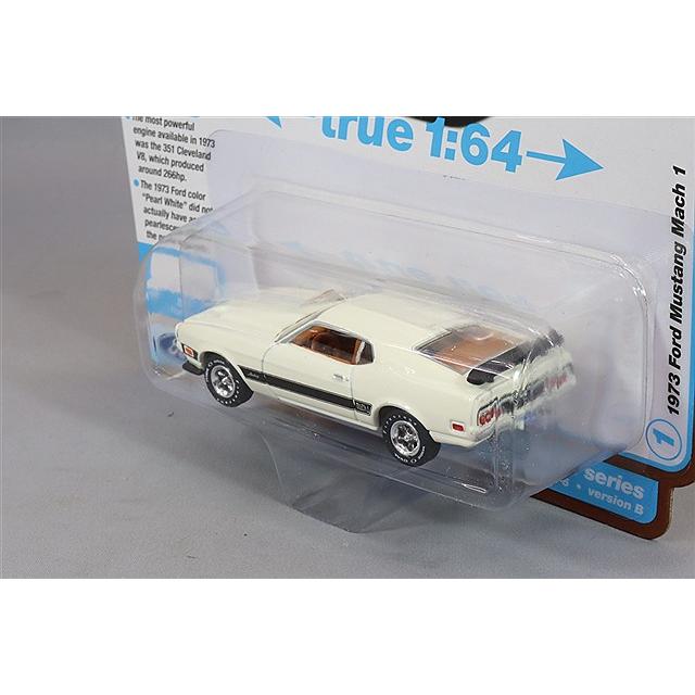 オートワールド 1/64 1973 フォード マスタング マッハ 1 パール