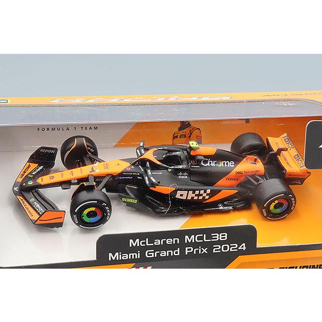 ブラゴ 1/43 マクラーレン F1 チーム PIT PASS セット 2024 MCL38 #4 L