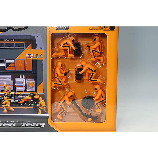ブラゴ 1/43 マクラーレン F1 チーム PIT PASS セット 2024 MCL38 #4 L