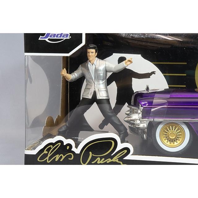 ミニカー/完成品 JADA 1/24 1956 キャデラック エルドラド パープル