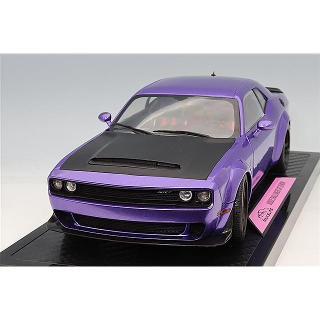 JADA 1/18 ダッジ チャレンジャー SRT デーモン パープル : キッド