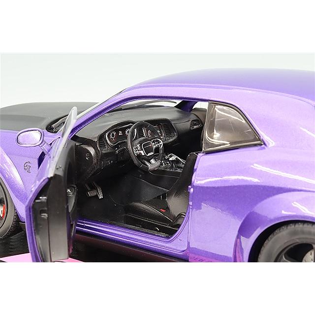 JADA 1/18 ダッジ チャレンジャー SRT デーモン パープル : キッド