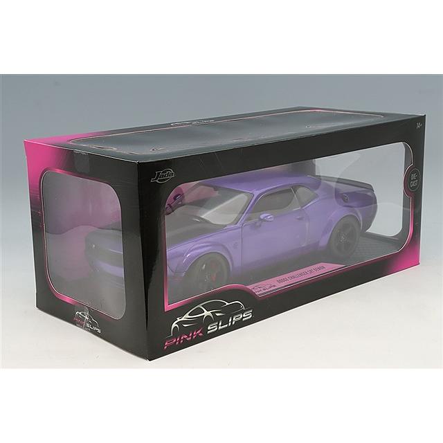 JADA 1/18 ダッジ チャレンジャー SRT デーモン パープル : キッド