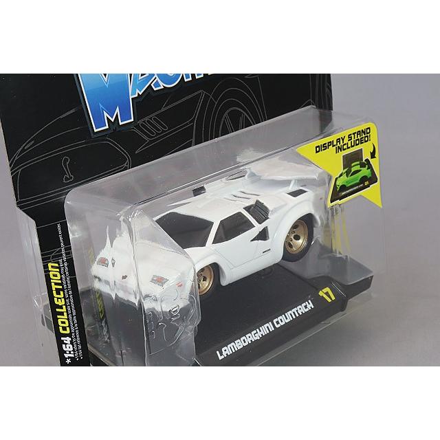 マッスルマシーン 1/64 ランボルギーニ カウンタック ホワイト