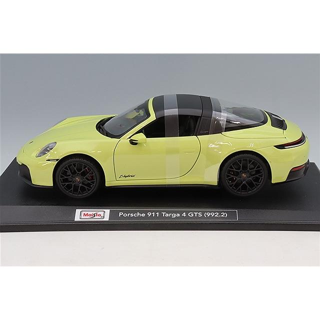 マイスト 1/18 ポルシェ 911 タルガ 4 GTS (992.2) イエロー : キッド