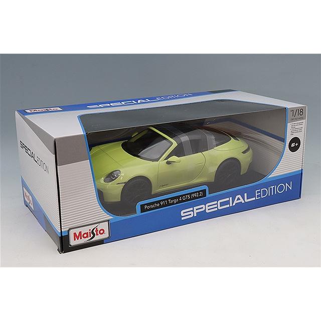 マイスト 1/18 ポルシェ 911 タルガ 4 GTS (992.2) イエロー : キッド