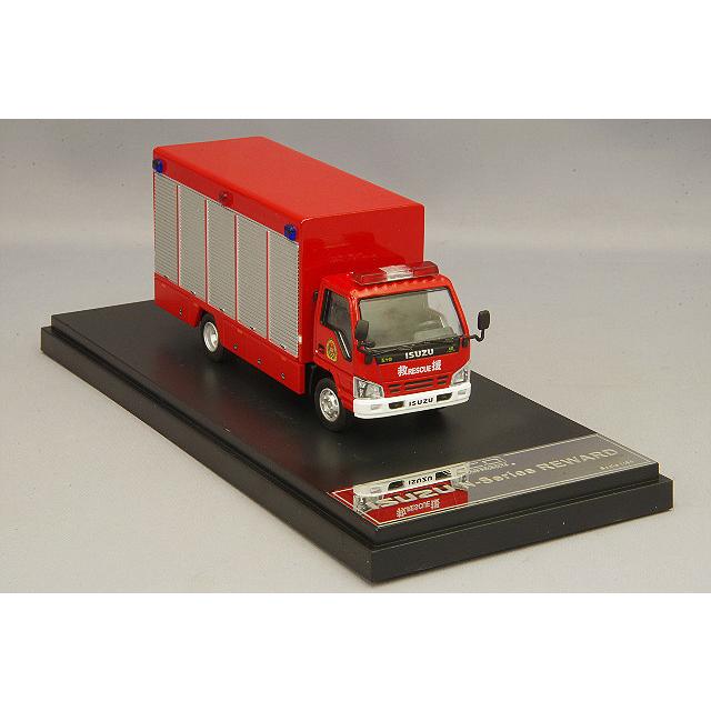 ミニカー/完成品 GCD 1/64 いすゞ Nシリーズ ファイヤートラック 中国