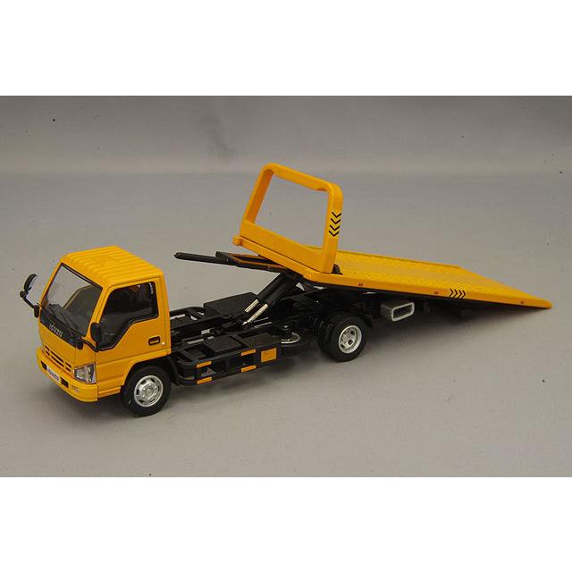 ミニカー/完成品 GCD 1/64 いすゞ N シリーズ レッカー車 イエロー 左