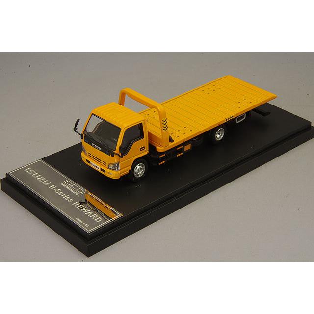 ミニカー/完成品 GCD 1/64 いすゞ N シリーズ レッカー車 イエロー 左