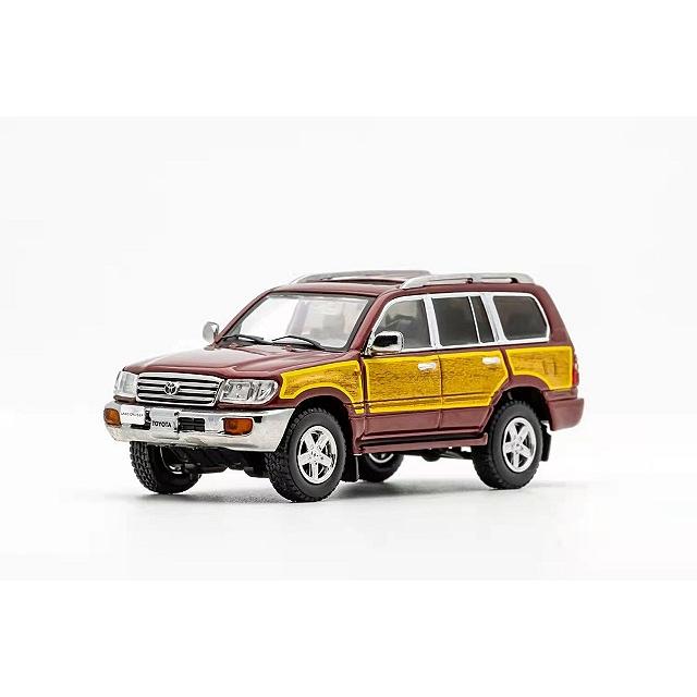ミニカー/完成品 GCD 1/64 トヨタ ランドクルーザー 100 レトロウッド