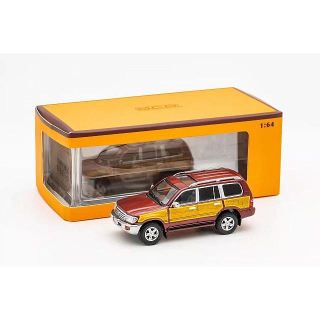 ミニカー/完成品 GCD 1/64 トヨタ ランドクルーザー 100 レトロウッド