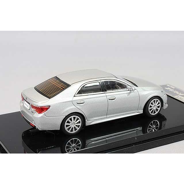 トヨタ マークX シルバー 1/64スケール ミニカー/完成品 GCD 1/64 トヨタ MARK X 左ハンドル シルバー