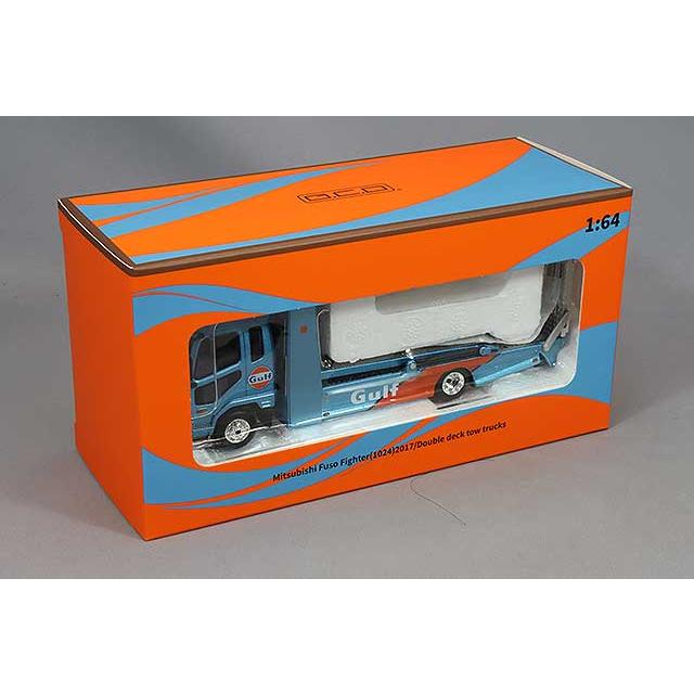 GCD 三菱ふそう ファイター ダブルデッカー 積載車 1/64 ミニカー GCD 三菱ふそう ファイター ダブルデッカー 積載車 1/64 ミニカー 1/64