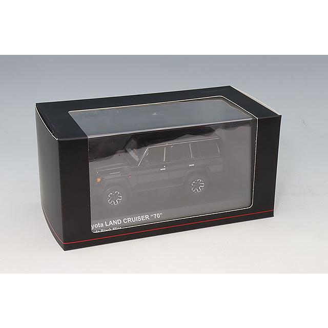 京商 1/43 トヨタ ランドクルーザー 70 アティチュードブラックマイカ