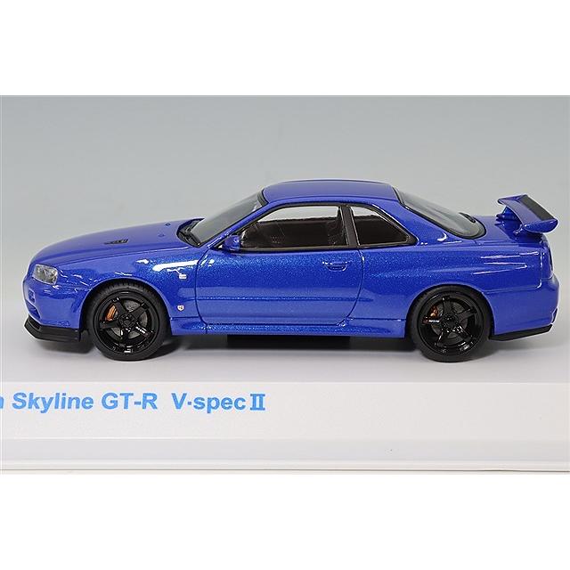 京商 1/43 日産 スカイライン R34 GT-R V-specII ベイサイドブルー