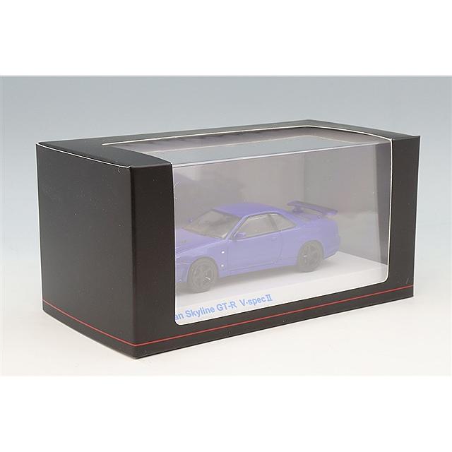 京商 1/43 日産 スカイライン R34 GT-R V-specII ベイサイドブルー