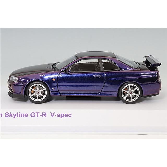 京商 1/43 日産 スカイライン R34 GT-R V-spec ミッドナイトパープル