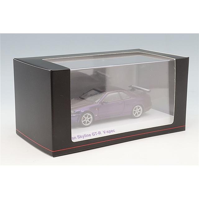 京商 1/43 日産 スカイライン R34 GT-R V-spec ミッドナイトパープル