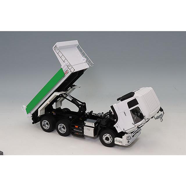 京商 1/43 UDトラックス クオン 極東 ダンプ ホワイト : キッド