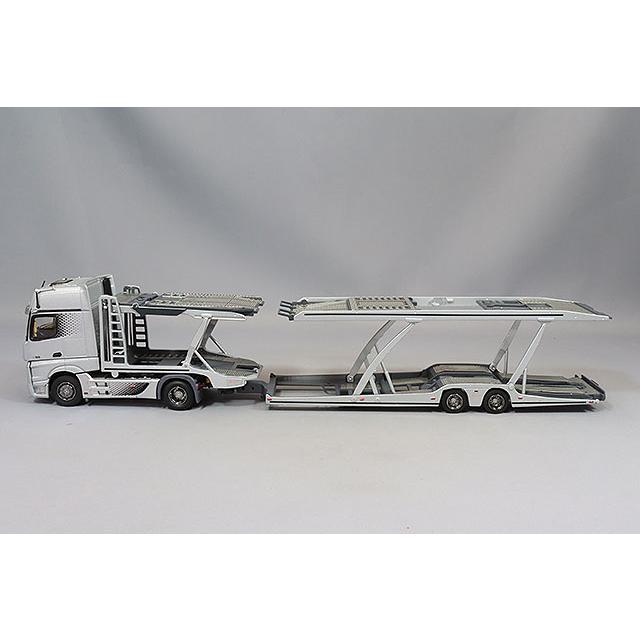 GCD メルセデス ベンツ アクトロス キャリアカー トレーラー シルバー GCD メルセデス ベンツ アクトロス キャリアカー トレーラー シルバー