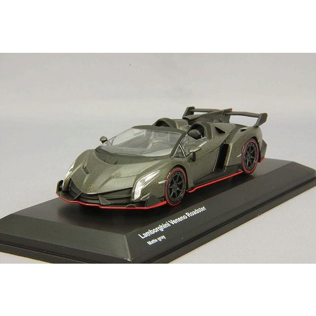 京商 1/64 ランボルギーニ ヴェネーノ ロードスター マットグレー