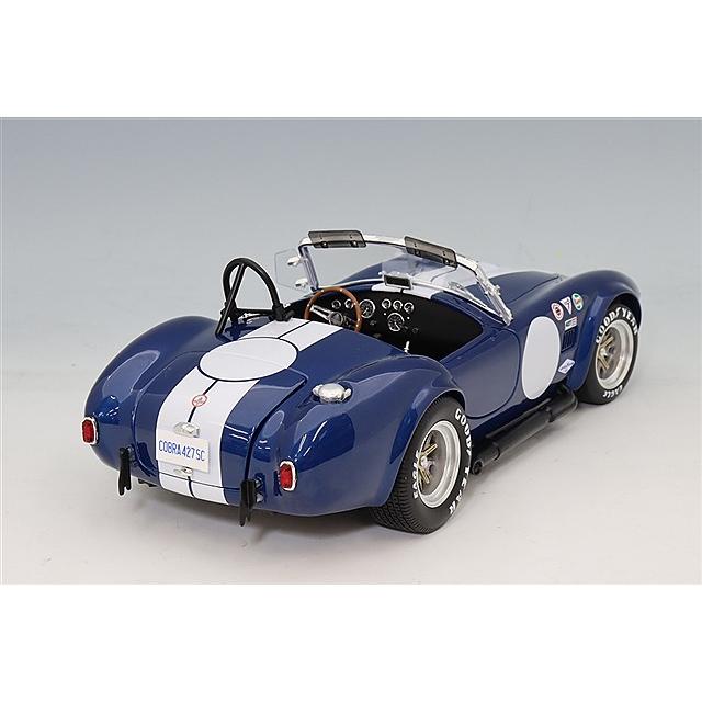 京商 1/18 シェルビー コブラ 427S/C ブルー/ホワイトストライプ