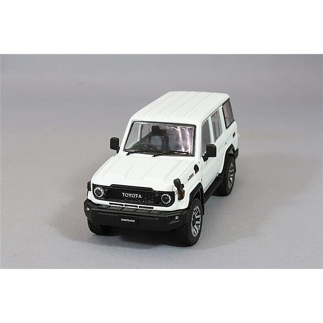 Land Cruiser 70 ホワイトミニカー Toyota Land Cruiser 70 Super White II RHD (Diecast Car