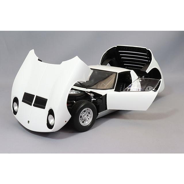 京商 1/18 ランボルギーニ ミウラ P400 ホワイト : キッドボックス