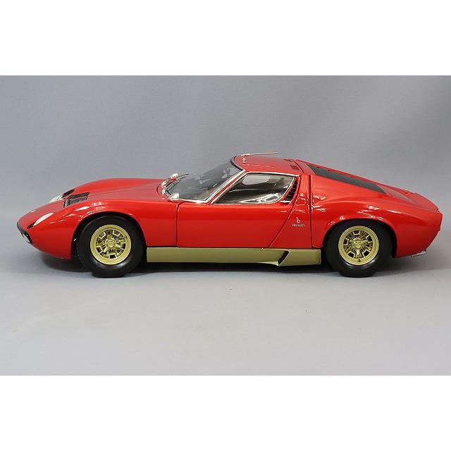 ミニカー/完成品 京商 1/18 ランボルギーニ ミウラ P400SV レッド