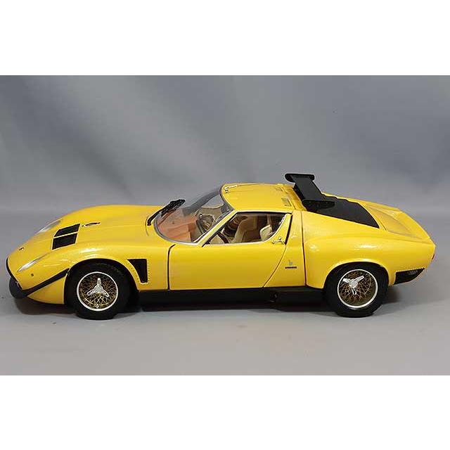 ミニカー/完成品 京商 1/18 ランボルギーニ ミウラ SVR イエロー