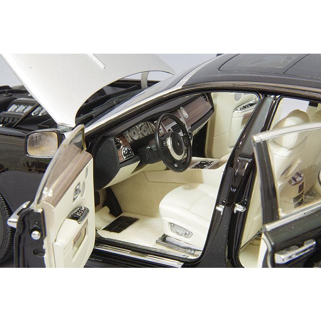 京商 1/18 ロールスロイス ゴースト (ブラック/シルバー) 【再入荷