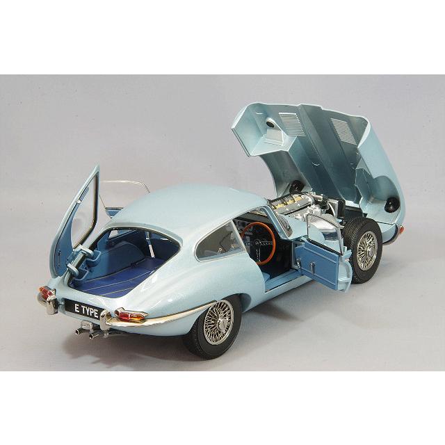 ミニカー/完成品 京商 1/18 ジャガー Eタイプ シルバーブルー