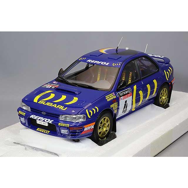 ミニカー/完成品 京商 1/18 スバル インプレッサ 1994 RAC ラリー