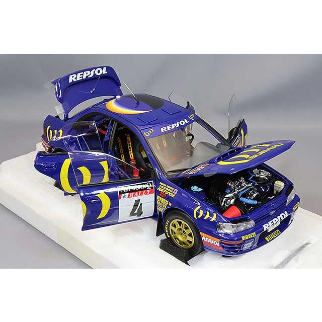 ミニカー/完成品 京商 1/18 スバル インプレッサ 1994 RAC ラリー