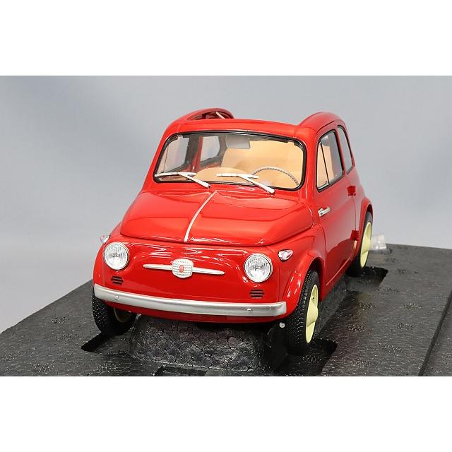 京商 1/18 フィアット ヌォーヴァ 500 コーラルレッド : キッド