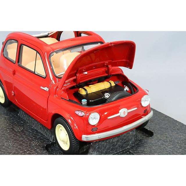 京商 1/18 フィアット ヌォーヴァ 500 コーラルレッド : キッド