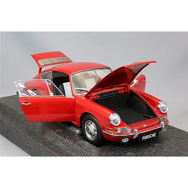 京商 1/18 ポルシェ 911 (901) 1964 シグナルレッド : キッドボックス