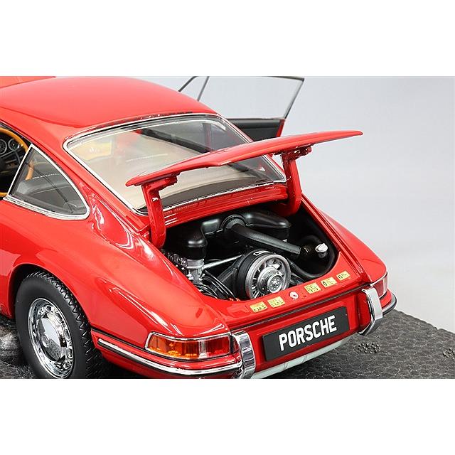 京商 1/18 ポルシェ 911 (901) 1964 シグナルレッド : キッドボックス