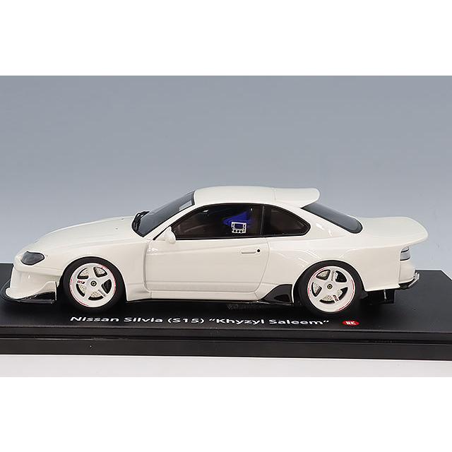 京商 samurai 1/18 日産 シルビア S15 Khyzyl Saleem ホワイト